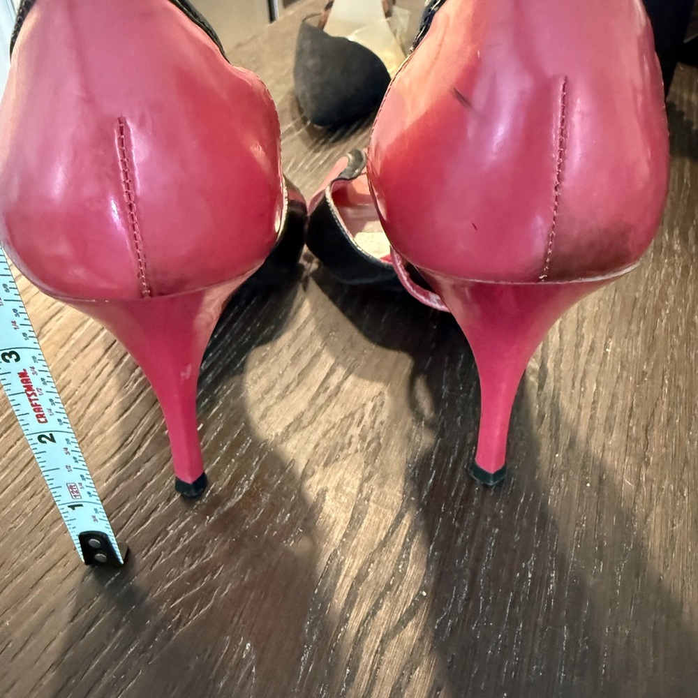 BCBGirls Red Glossy Heels Stiletto Style